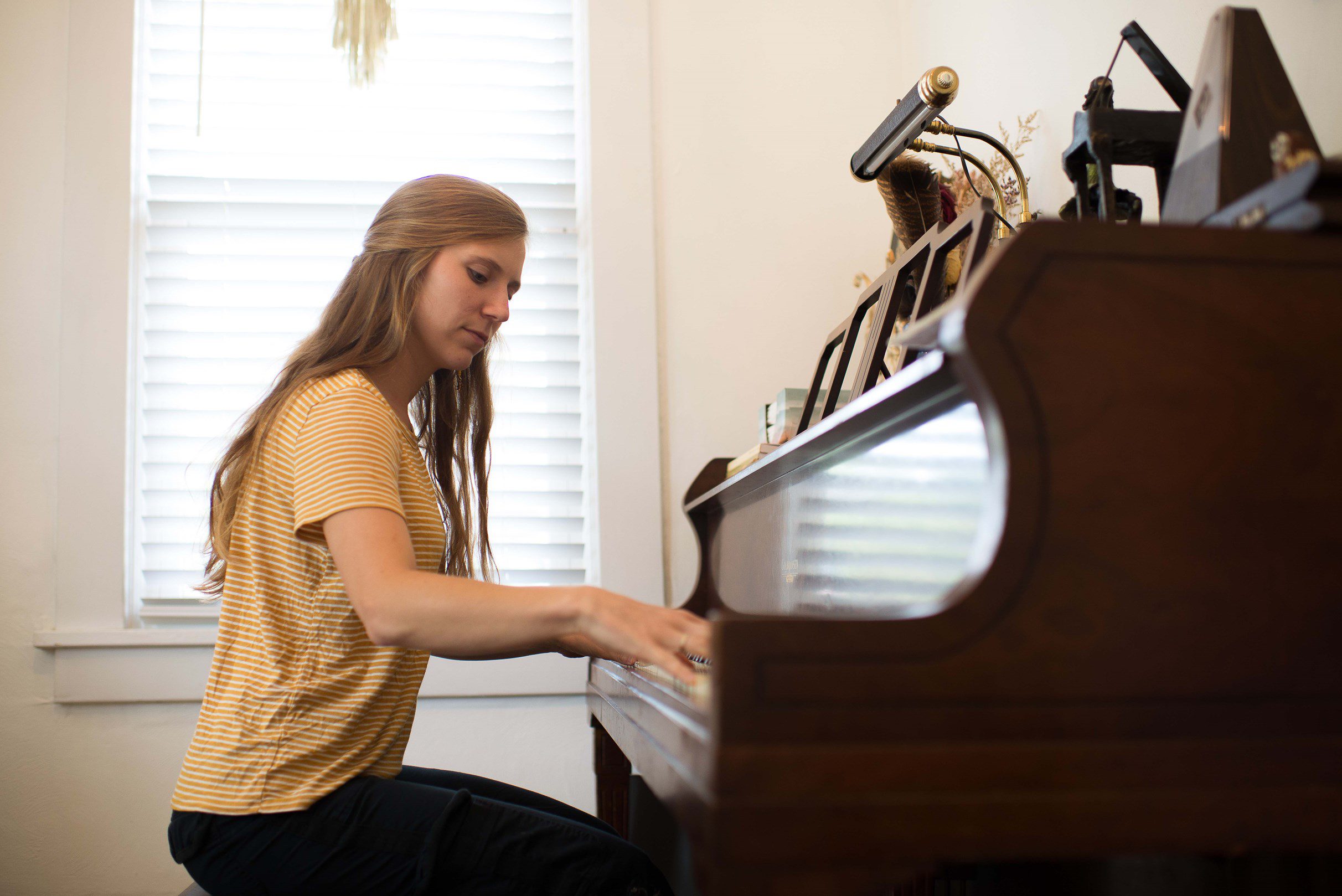Woman Playing Piano